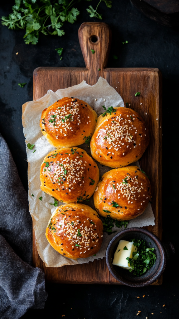 Frische Karottenbrötchen – fluffig & gesund.