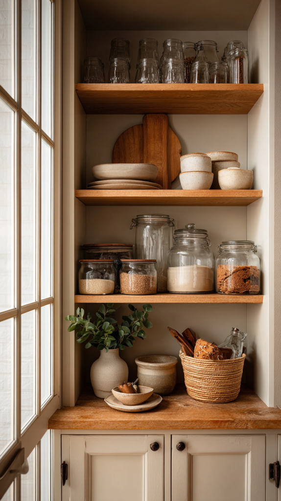 Whiteboard in Vorratsküche mit handgeschriebenem Vorratsplan