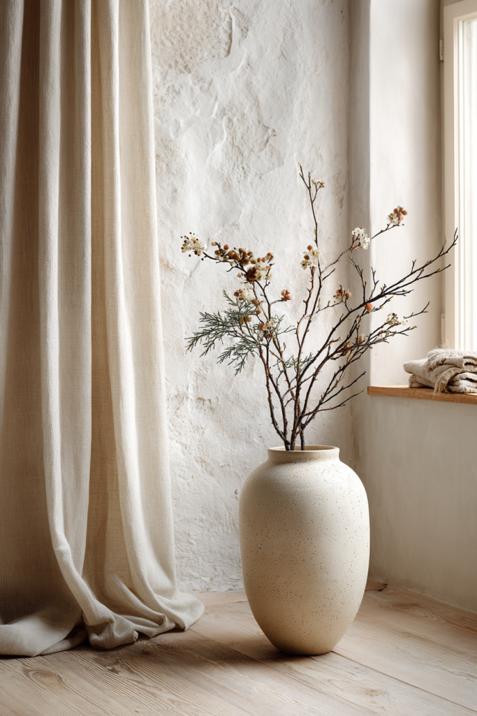  Eine stille Ecke, ein paar Zweige – und plötzlich fühlt sich alles nach Winter an.