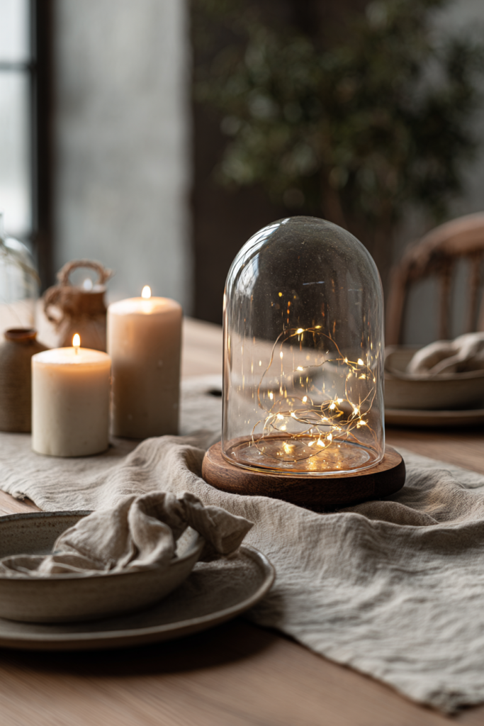 Ein ruhiger Glow, der nicht nach Christmas, sondern nach Winterabend aussieht.