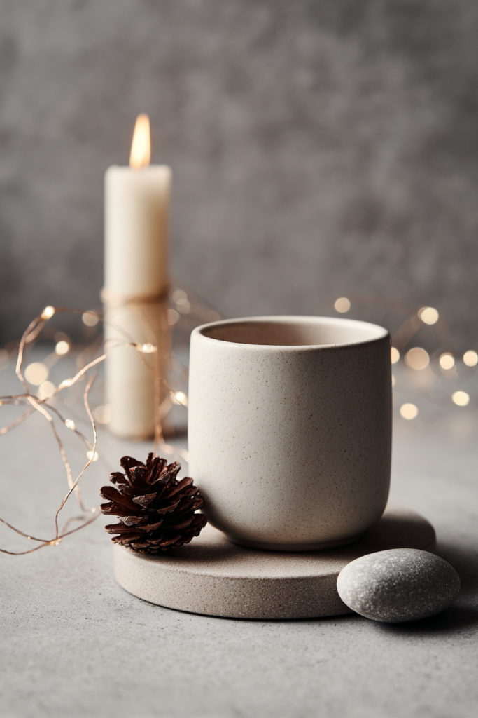  Ein einzelnes Arrangement, das den ganzen Raum weicher macht.